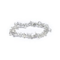 Splitterarmband Bergkristall A