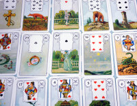 Lenormand Blaue Eule