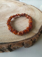 Splitterarmband Bernstein Cognac AA