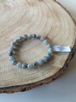 Kugelarmband 8 mm Kiwi Jaspe