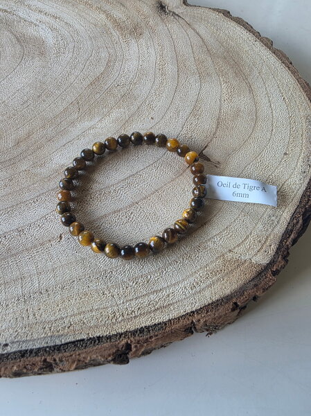Kugelarmband 6mm Tigerauge