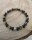 Kugelarmband mit silber Elementen & Edelsteine Tigerauge & Onyx